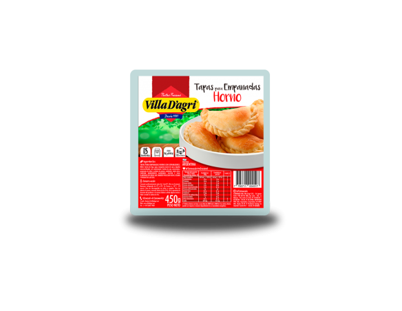 Tapa para Empanadas de Horno Villa D`Agri