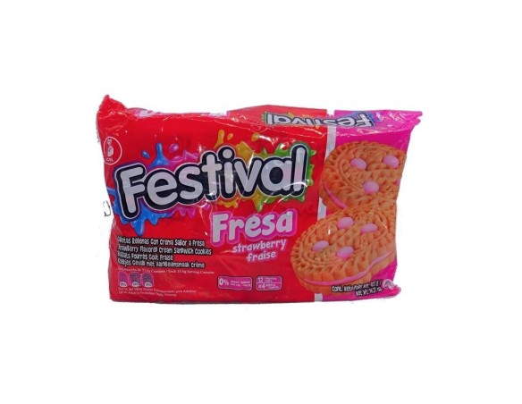 Galleta Festival Sabor Fresa x12 Und