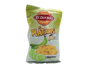 Plátanos Sabor Limón El Dorado 100GR