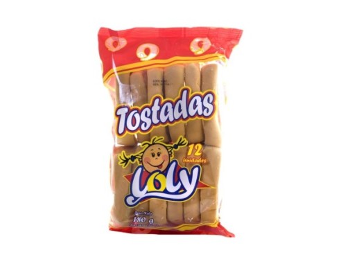 Tostadas Loly Pack x 12 Und