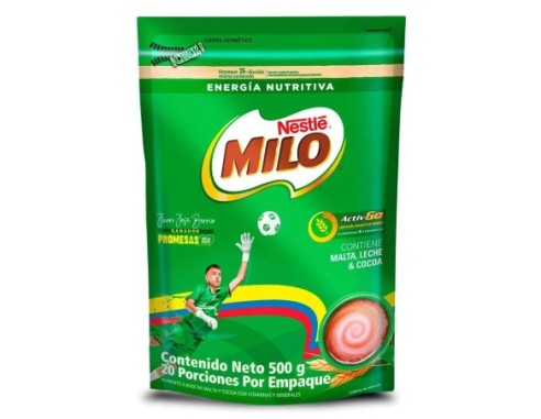 Milo Colombiano 500Gr Doypack