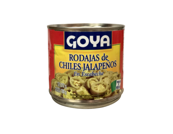 Chiles Jalapeños en Escabeche Rodajas Goyas 312GR