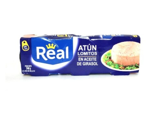Atún Real en Aceite de Girasol Pack x 2 Unidades