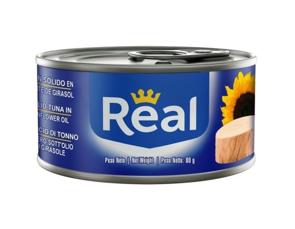 Aun Real en Aceite de Girasol 80GR