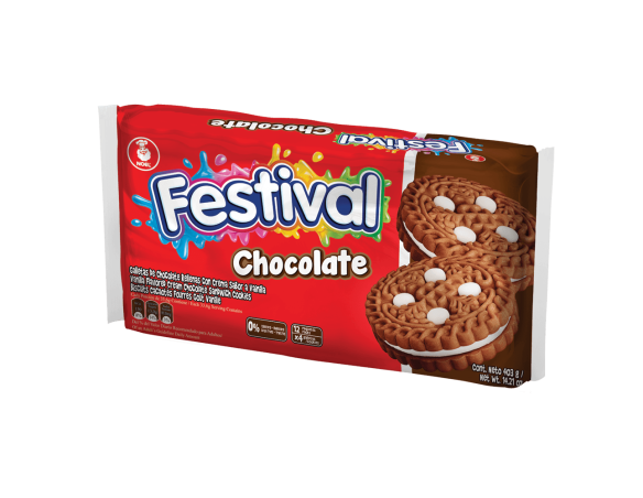 Galleta Festival Sabor Chocolate x12 Und