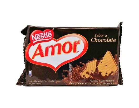 Galletas Amor Sabor Chocolate 100GR