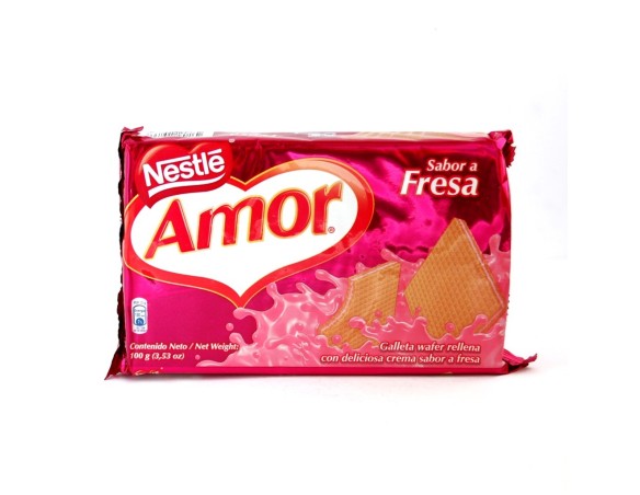 Galletas Amor Sabor Fresa 100GR