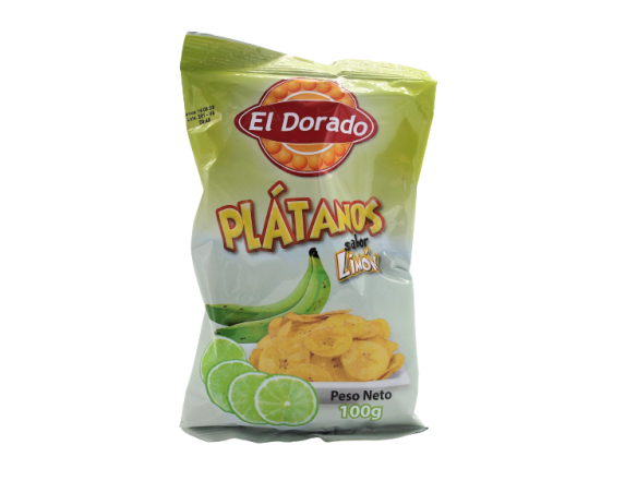 Plátanos Sabor Limón El Dorado 100GR